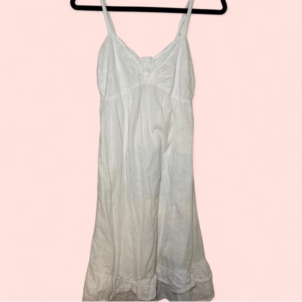 Elegant White summer dress